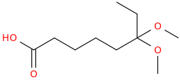 Octanoic acid, 6,6 dimethoxy 